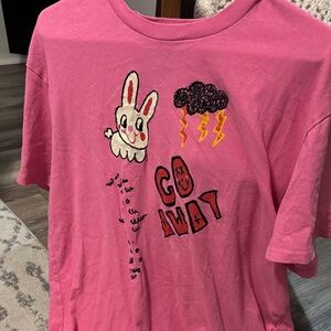 Urban Outfitters Pink Graphic Tee